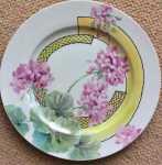 Photo of Pink Geraniums plate