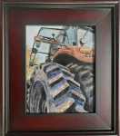 Gale tractor Framed